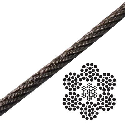 Wire Rope Korean - Galvanized - 1/2" 6x25