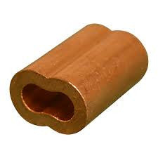 1/2" Copper Swage Sleeve Zinc-Plated