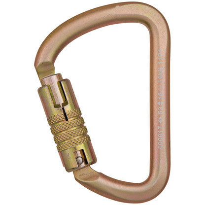 Steel Large "D" Key Lock Gold Series