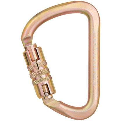 Steel Large "D" Key Lock Gold Series