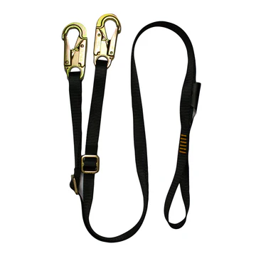 FUSION Adjustable Y-Lanyard with Hitched loop and Snap Hooks ends